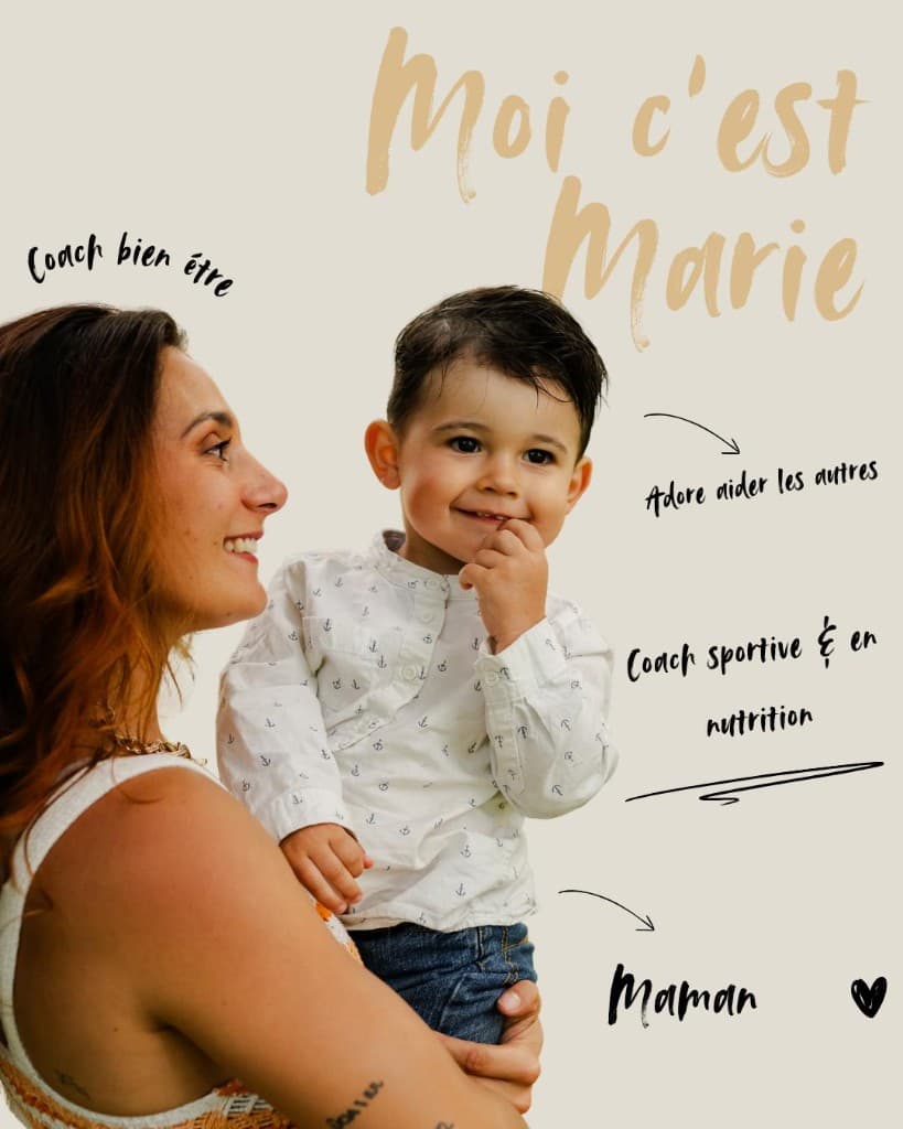 Marie Pisan, coach bien-être, sportive et maman