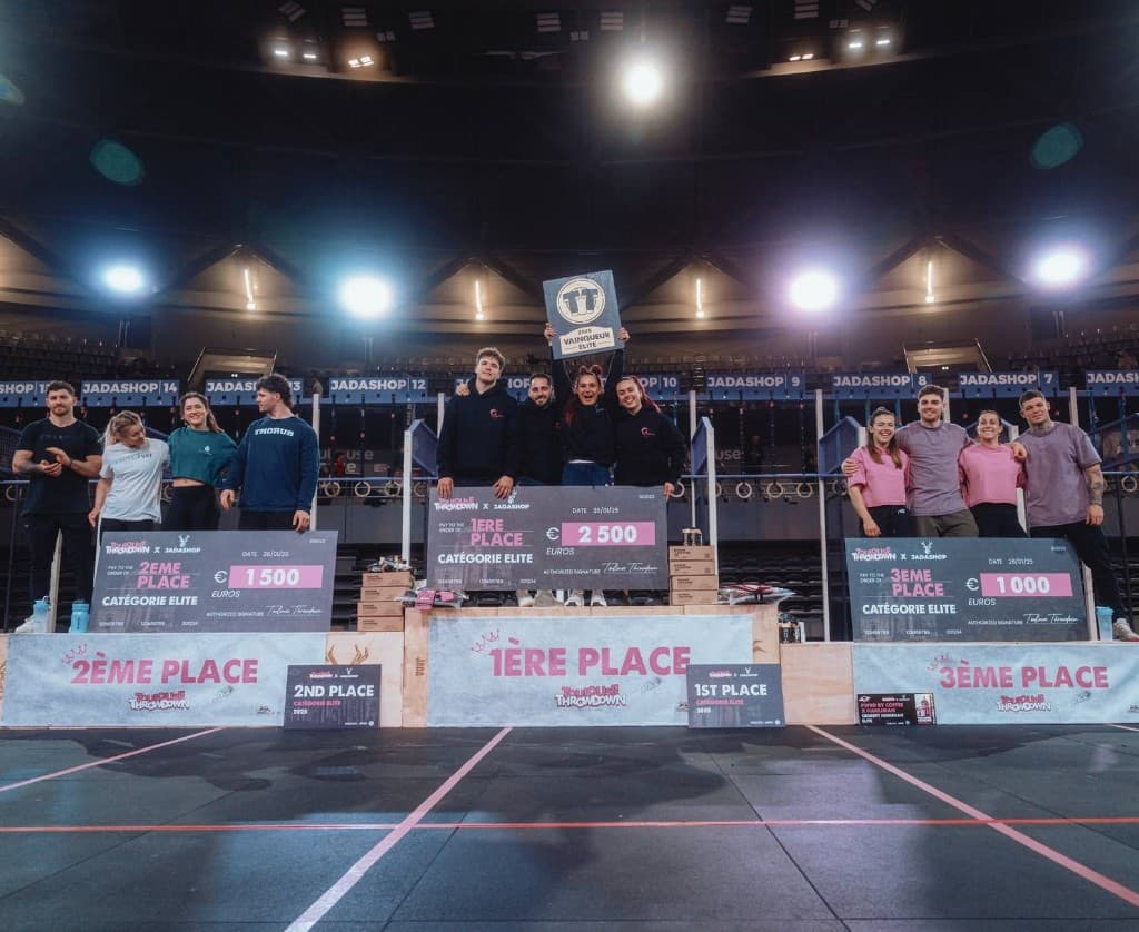 Podium Toulouse Throwdown — catégorie Elite